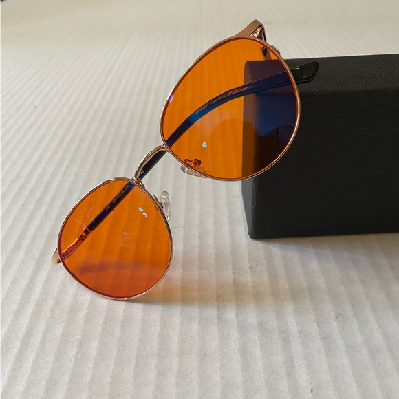 NWT Swanwick Rose Gold Night Blue Light Blocking Glasses - Picture 4 of 14